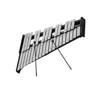 32-Note Xylophone Glockenspiel Wooden Base Solid Aluminum Bars With Mallets Percussion Musical Instrument