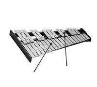 32-Note Xylophone Glockenspiel Wooden Base Solid Aluminum Bars With Mallets With Carrying Bag For Adults