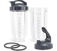 32 OZ Blender Cups with Lid Replacement for NutriBullet Pro 900w & 600w