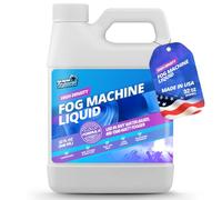 32 oz Fog Machine Liquid Smoke - Pro-Grade Smoke Machine Fog, High Density Fog Juice for 400-1500 Watt Foggers, Water-Based Fog Fluid for Ultra Thick & Lasting Fog, Ideal for Film, Theater & Events