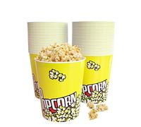 32 Oz Popcorn Buckets 50 Pack Retro Style Disposable Popcorn Box Grease Resistant Small Popcorn Holer for Home Movie Night Birthday Christmas Concession Stands Popcorn Bars