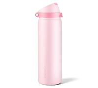 32 oz Stainless Steel Water Bottle with Straw, 2-in-1 Sip and Chug Lid, Triple Walled Vacuum Insulated Metal, Leakproof, BPA Free for Travel, School, Hiking, Gym, Pink