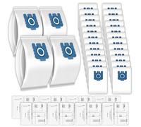 (32 Pack) 3D GN Vacuum Dust Bags and Airclean Filters Compatible with Miele Classic C1, Complete C2 C3, S227 S240, S270, S400, S400i, S600, S2, S5, S8 Series, Dust Bag and Filter, Hoover bags