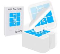 32 Pack Replacement Glue Cards, Replacement for Safer Home SH502, S23005-06 and Dynatrap DT3005W Dot Indoor Fly Trap Plug-in Insect Trap Mosquito Replacement Glue