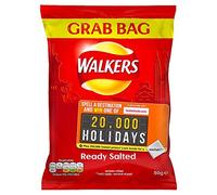 ( 32 Pack ) Walkers Ready Salted Crisps 50g