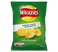 ( 32 Pack ) Walkers Salt & Vinegar Flavour Crisps 32.5g