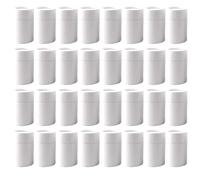32 Pcs Empty Cardboard Deodorant Containers, 2.65 oz Push-up Tubes for DIY Lip Balms, Lotion Bars, Solid Perfumes, White, 1.7 in x 3 in