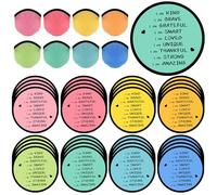 32 Pcs End of the Year Gifts for Students Bulk Inspirational Foldable Flying Disc Fans Set with Bags,End of Year Student Gifts Beach Handheld Fans for Summer Outdoor Activities Games Party Favors