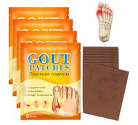 32 Pcs for Gout Treatment Patches, Gout Relief Rnstant, Foot Pain Relief and Joint Care, Travel-Friendly for On-The-Go Use