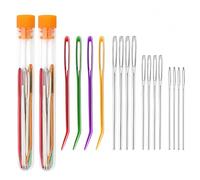 32 Pcs Large Eye Blunt Needles, Crochet Needles, Darning Needles for Wool, Yarn Needle Tapestry Needle, Wool Needles for Sewing Up Knitting for Crochet Projects Beading Sewing DIY Crafts