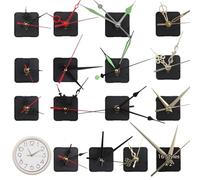 32 PCS Quartz Clock Movement, Silent Quartz Clock Mechanism with Assorted Hands for DIY Wall Clocks, 16 Designs Include Luminous, Replacement Parts for Cross Stitch, Wood Crafts, Frame Clocks