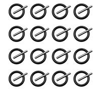 32 PCS Replacement Pin and O-Ring, 3 X 24mm Socket Pins Impact Ring and Pin 3.5mm Pressure Washer O Rings Rubber for Impact Socket Scaffolders Impact Wrench（16 Pairs）