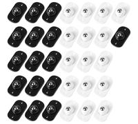 32 Pcs Self Adhesive Mini Caster Wheels, 360° Swivel, with Silent Mobility | Appliance Sliders, ABS, Stainless Steel Ball, for Kitchen, Furniture, Coffee Machines, Air Fryers, Trash Cans, Cabinets