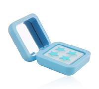 32 Pcs Starface Hydrocolloid Pimple Patches with Tea Tree Oil, Cute Star Acne Patches Spot Stickers with Blue Mirror Case for Reducing Redness Absorbing Fluid and Healing Pimples Clear Skin Treatment