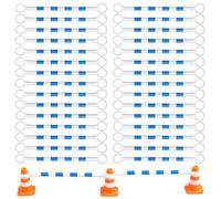 32 PCS Traffic Cones Realistic Depiction of Details Mini Connecting Poles