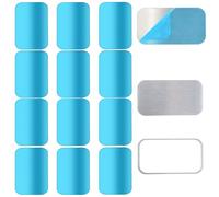 32 Pcs Under Cabinet Light Magnetic Strip Replacement Magnetic Strips with Adhesive Backing for Cabinet Lights Universal Replacement Sticky Adhesive Metal Plates for Magnetic Mounts