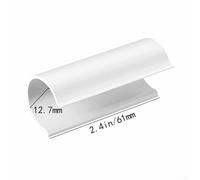 32-Piece Clamp Set for Securing Greenhouse Films on For PVC Pipe and EMT Metal Conduits, Suitable for Row Covers and Shelter Frames (12.7mm/ 1in)