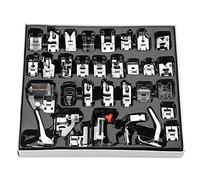 32-Piece Sewing Machine Presser Foot Set with Quilting Walking Foot