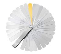 32 Pieces of Feeler Gauges, Feeler Gauges Metric, Thread Gauge, Feeler Gauge Imperial and Metric, Bent Feeler Gauges Stainless Steel Metric and Imperial