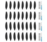 32 Pieces of Propeller Compatible with DJI Mini 4K, Mini 2/SE/2 SE, Low Noise Wind 4726 FM Propeller Blade, Replaceable Noise Reduction Drone Accessories, Including Screws and Screwdriver (Sliver)