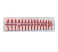 32 Pieces Stick On Nails French Design Short Almond Tips For Various Skin Colors Manicure Nails