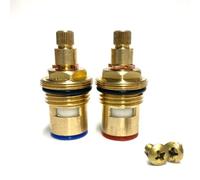 32 Spline Quarter Turn Tap Cartridge Valve x 47mm Height Pair (Hot and Cold)