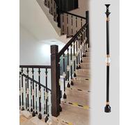 32" Stair Railing Balusters - Modern 30pcs Black Stair Post for Wood/Concrete Steps, Indoor/Outdoor Entryway Guardra, & Stylish Staise Safety Solution