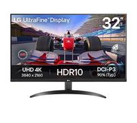 LG UltraFine Monitor 32UR500K-B - 4K UHD VA 32 inch, 60Hz, 4ms GtG, HDR10, Home/Office Display, Tilt Adjustment, Built-in Speakers, HDMI, DisplayPort, Black