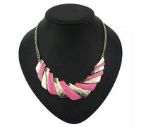 32 Various Fashion Women Adjustable Necklace Acrylic Turquoise Crystal presents-25