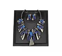 32 Various Fashion Women Adjustable Necklace Acrylic Turquoise Crystal presents-25