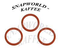 SW K 3 Pack O-Ring Seal for Saeco Miele Bosch Siemens Gaggia Tchibo Unold Solis Spidem Satrap Turmix Royal Rotel The Brewing Unit Coffee Brewing Company Contact Bulb
