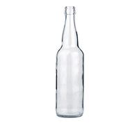 32 x 500ml JAC Tall Neck Clear Beer Bottles for Homebrew Cider Beer with Recyclable 26mm Gold Crown Caps