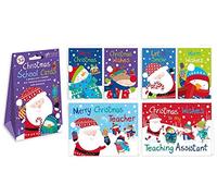 32 x Childrens Xmas Cards School Pack For Class Friends & Teachers