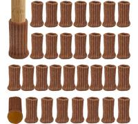32 x Felt Furniture Chair Socks for Chair Legs Thick Bottom