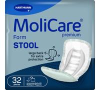 32 x MoliCare Premium Form STOOL | Unisex Incontinence Pads | 1 Pack of 32