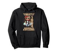 32 Year Old May 1994 Teddy Bear 32nd Birthday Women Pullover Hoodie
