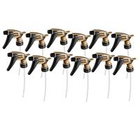 320 Black & Gold Acid Resistant Sprayer - 9-1/4"L Dip Tube & 28/400 Thread Size- Dozen