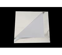 320 cm x 320 cm Insulated Foil Wraps - Grease Proof Paper for Burrito, Burger, Kebab & Naan (100 Wraps)