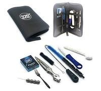 320º Hookah Cleaning Kit - Portable Shisha Travel Accessories Set with Brushes, Tongs, Poker, Fork, and Playing Cards - Ideal Hookah Cleaner & Travel Case