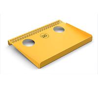 320° Hookah Shisha Bowl Prep Tray - Gold Metal Mixing Tray with Bowl Holders - Premium Hookah Accessory for Flavour Preparation