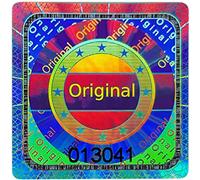 320 pcs - 3D Hologram Original Seal with Serial Number - Silver, 25mm, Tamper Proof - self-Adhesive Security Seal Labels, Quality & Warranty Label, Antifake & Authenticity Sticker, Atairs