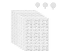 320 Pcs Sticky Dots Double Sided, Round Transparent Double-Sided Tape Double Sided Adhesive Dots for Glass,Multipurpose Sticky Dots for Party Decorations, DIY Art, Home Decoration(10,15,20mm)