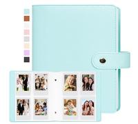 320 Pocket Keepsake Album for Fujifilm Instax Mini and Polaroid 2x3 Blue | PU Leather, Fits Fujifilm Instax Mini 12/11/9/40/Evo, Polaroid, Zink, Kodak 2x3 Photos; Travel, Kids, Wedding Memory