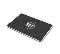 320° XL Drying Mat & Floor Protector - 600 x 400mm - Black & White