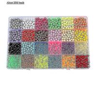 3200 aquabeads 24 separate color packing crystal beads kids diy set p
