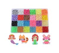 3200 Aquabeads Crystal Beads Refill Set, 24 Colors for Water-Activated DIY Crafts