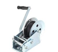 3200lbs Pro Manual Hand Winch Ratchet Pullers Ratchet Pulley Crank Manual Boat 1450 Kg Boat Trailer 8.8m 29ft with Cable and Hook Webbing Wire Winch for Boat Trailer Caravan Marine