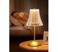 【3200mAh】Small Bedside Lamps Touch Control,3 Colors+Dimmable Bedside Lamp,Mood Lighting Bedroom Lamp,Brass Decor for Bedroom/Bathroom/Kitchen/Dinner/Bar/Entryway/Buffet, Traditional Home Decor