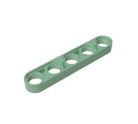 32017 Hole Arm Plate Technic Beam 1x5 Thin 50 Pieces GDS-693 Compatible with Lego Building Blocks Color:Sand Green