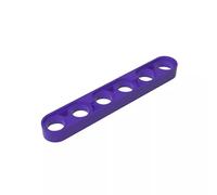 32063 Hole Arm Plate Technic Beam 1x6 Thin 10 Pieces GDS-694 Compatible with Lego Building Blocks Color:Dark Purple